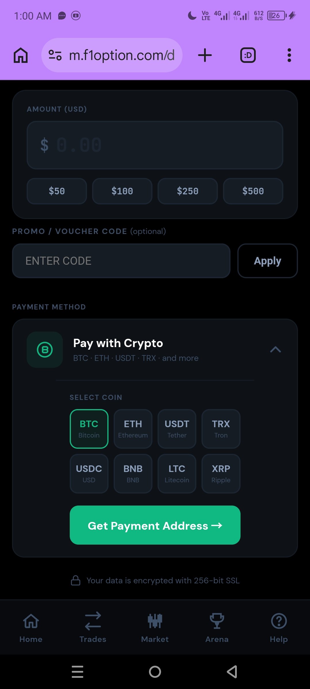Make a deposit